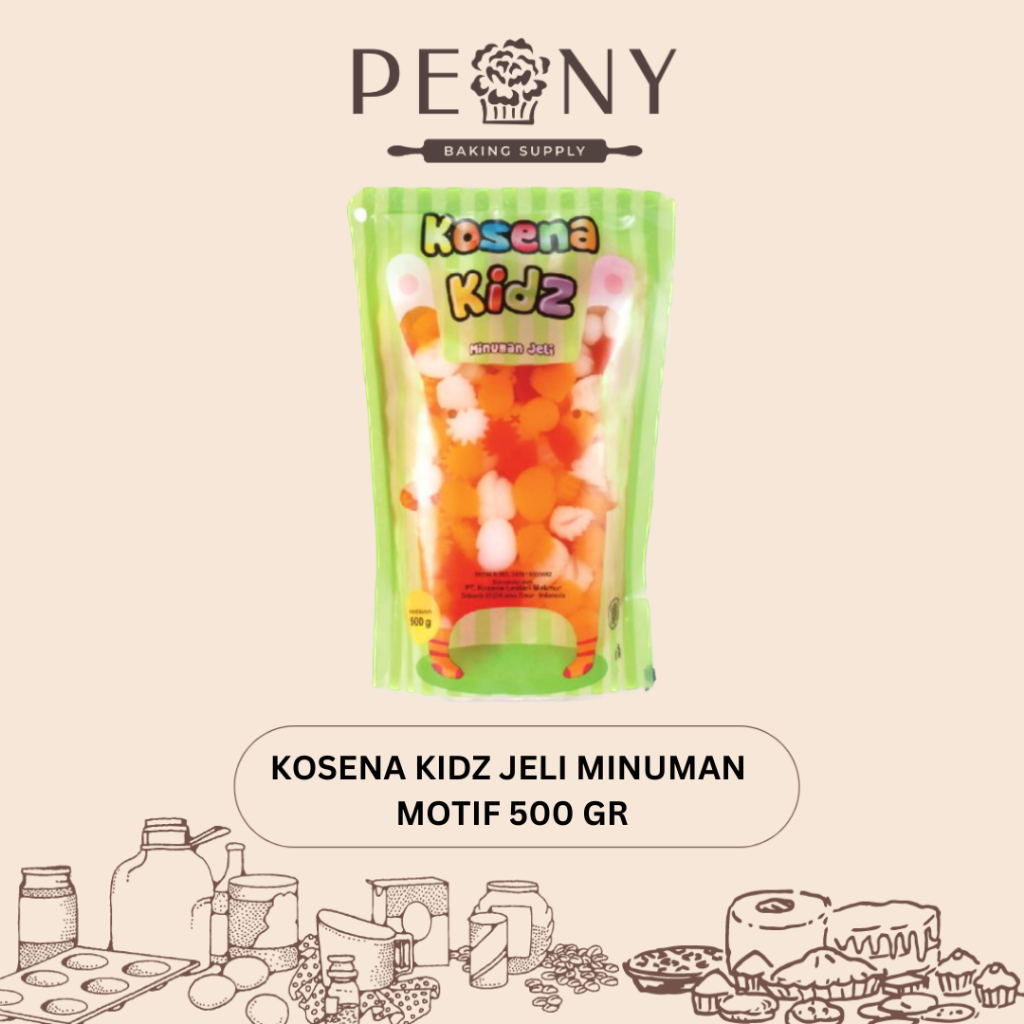 

KOSENA KIDZ JELLY MOTIF TOPPING MINUMAN 500 GR