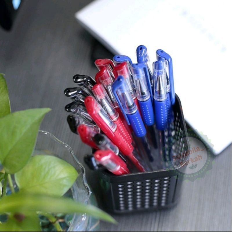 

Pulpen gel / Bolpoint gel / Alat tulis kantor / Pulpen hitam biru merah