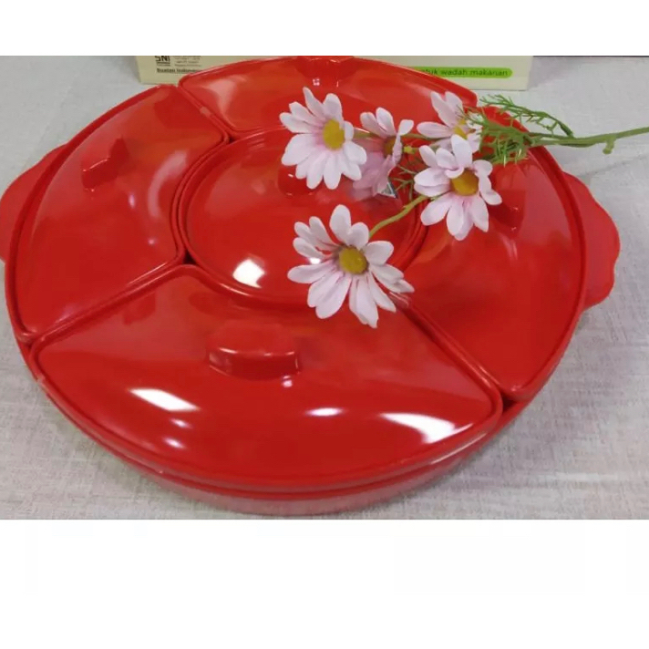 [DK] Party set jumbo/prasmanan melamin set golden dragon/wadah saji JUMBO/tempat lauk JUMBO uk.18 in