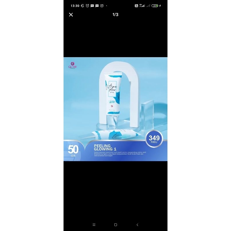 peeling glowing 1 glafidsya skincare