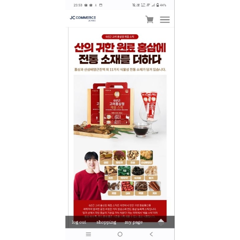 🇰🇷!!HALAL!!Korean Red Ginseng Extract Cheum Stick JUNGWONGSAM (1 biji)