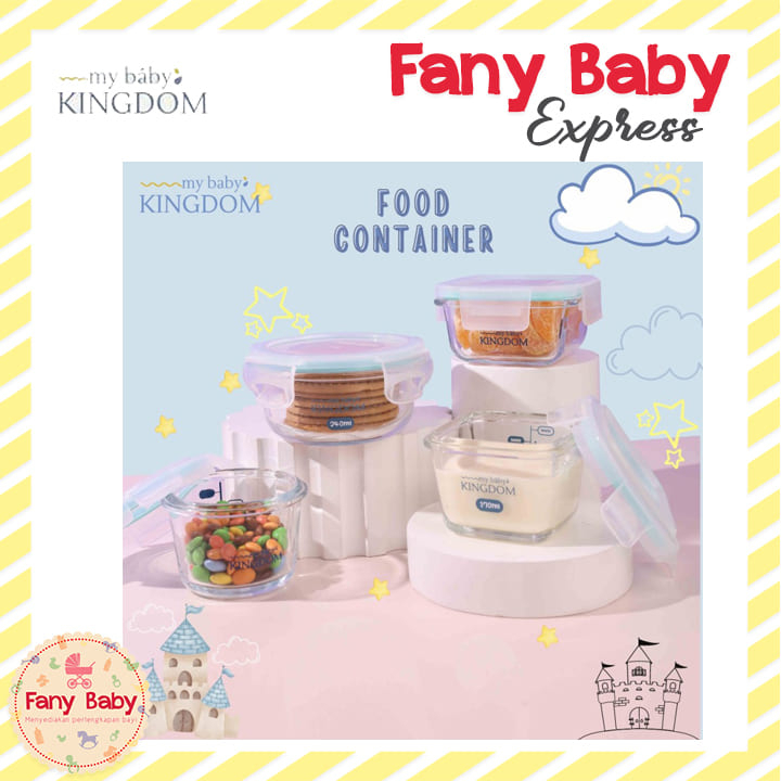 MY BABY KINGDOM - GLASS CONTAINER