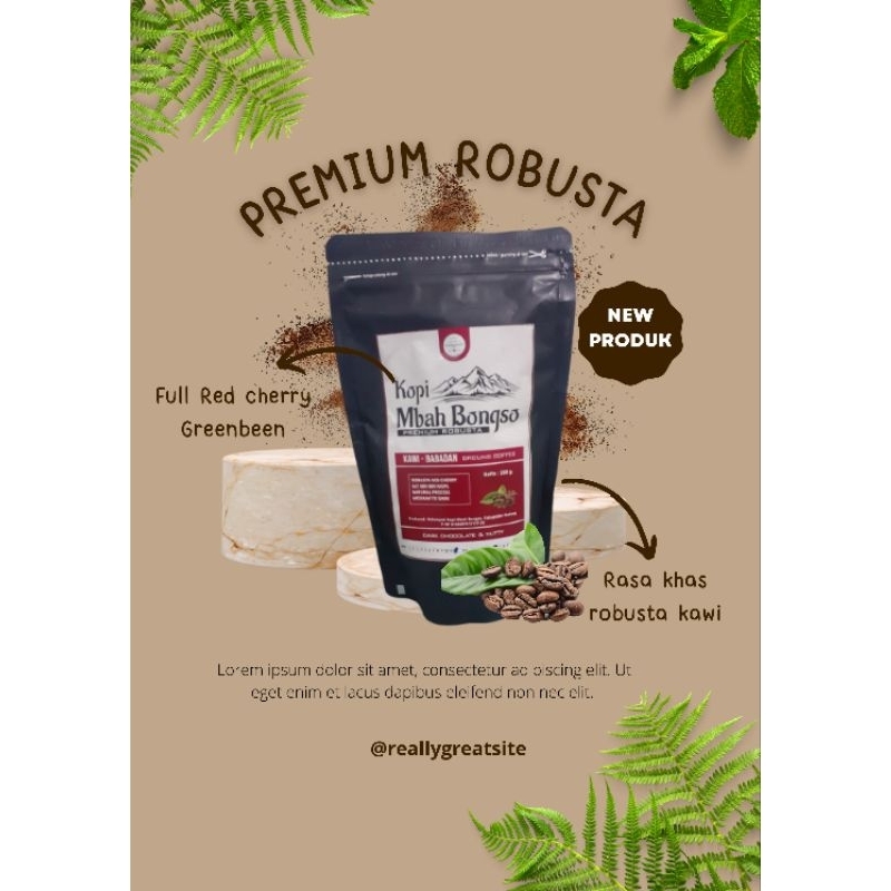 

KOPI ROBUSTA PREMIUM 200GR