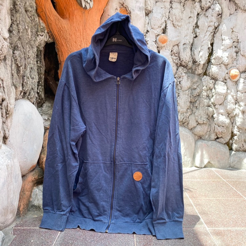 Sweater Hoodie Urban Style Unisex Navy Original Second Size 2XL