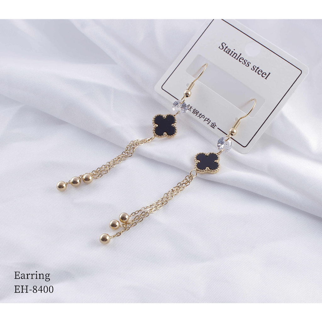 Anting Titanium Permata Anti Karat Perhiasan Fashion 8400