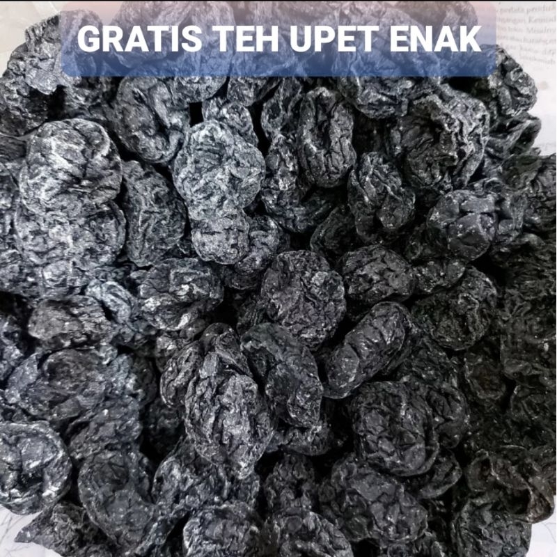 

Manisan Plum Kering Tanpa Biji 250gr GRATIS TEH UPET ENAK KHAS CIREBON