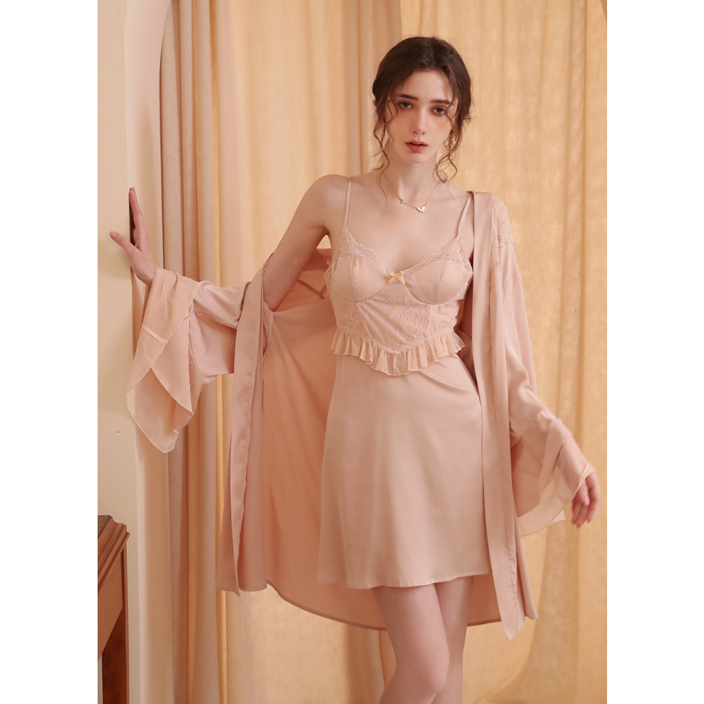 Sibyl Robe Set Sleepdress - Little Woman Sleepwear