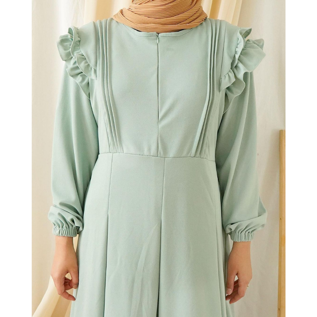 Nala Dress - Gamis Polos Katun Lebaran