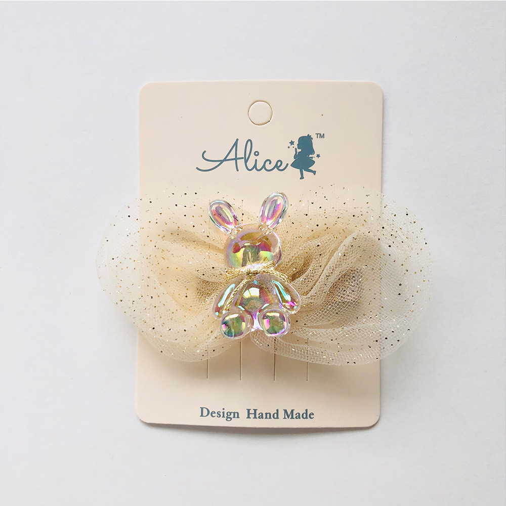 Caliloops Jepit Rambut Anak Perempuan Korea Pita Bear Tille Blaise