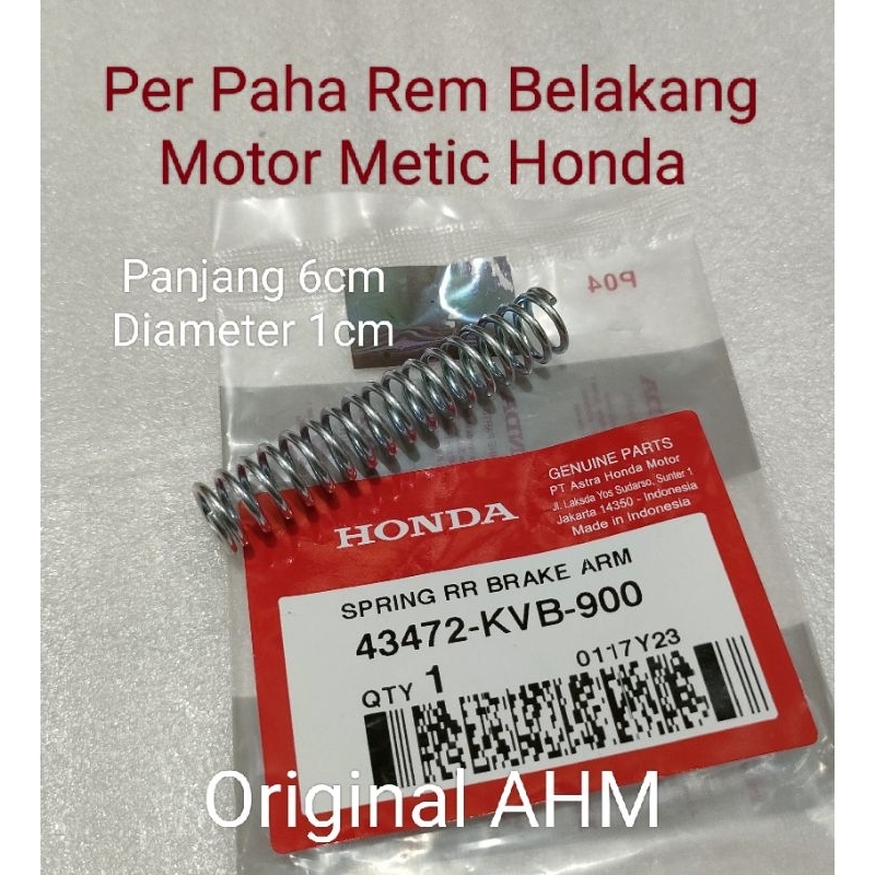 Per Paha Rem Belakang Motor Metic Honda Ori AHM 43472 KVB 900