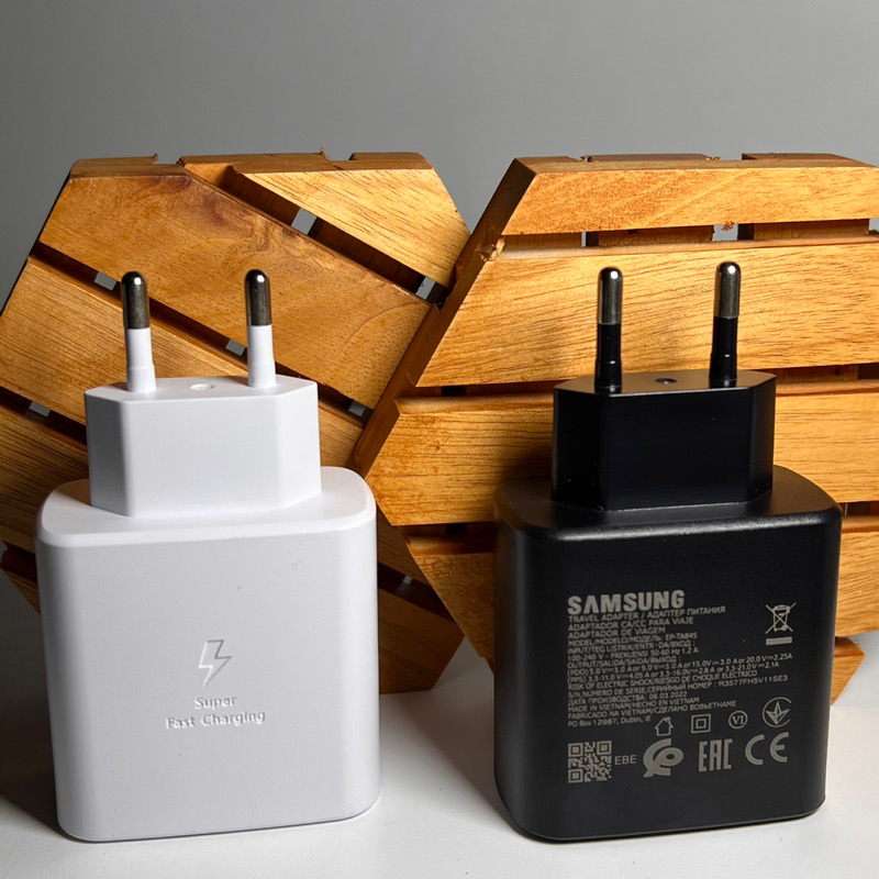 Adaptor Samsung 45W Super Fast charging COPOTAN DARI GARANSI RESMI Type C ORIGINAL 100% (ADAPTOR SAJA)