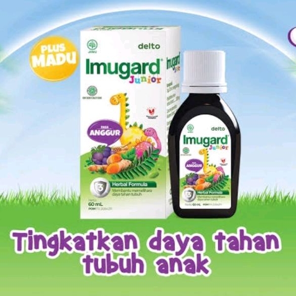 imugard junior rasa anggur syrup sirup syr 60ml 60 ml / botol