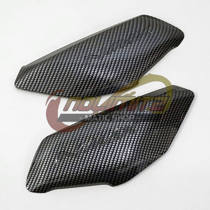 Cover Tutup Body Samping NEMO Pijakan Kaki Belakang Carbon Yamaha NMAX OLD