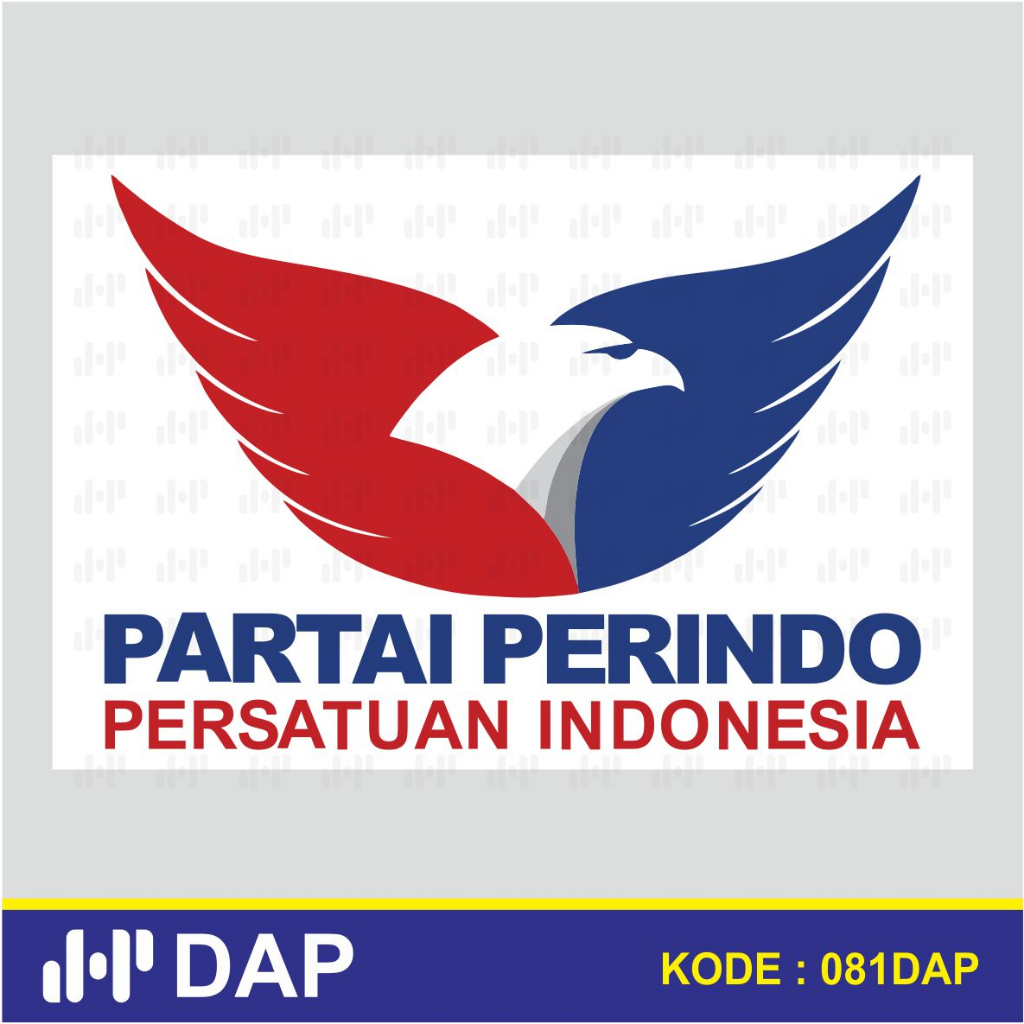 

081 - STIKER PARTAI PERINDO - VYNIL - TERBAIK