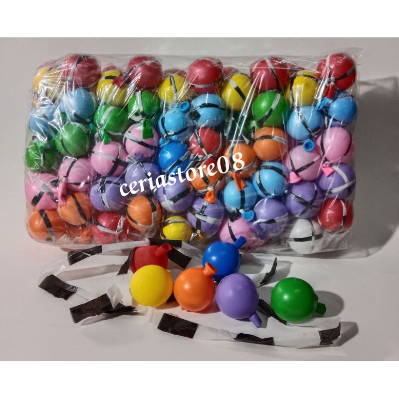 Balon Tuyul isi 20 Pcs Warna Warni Bola Ular Mainan Jadul