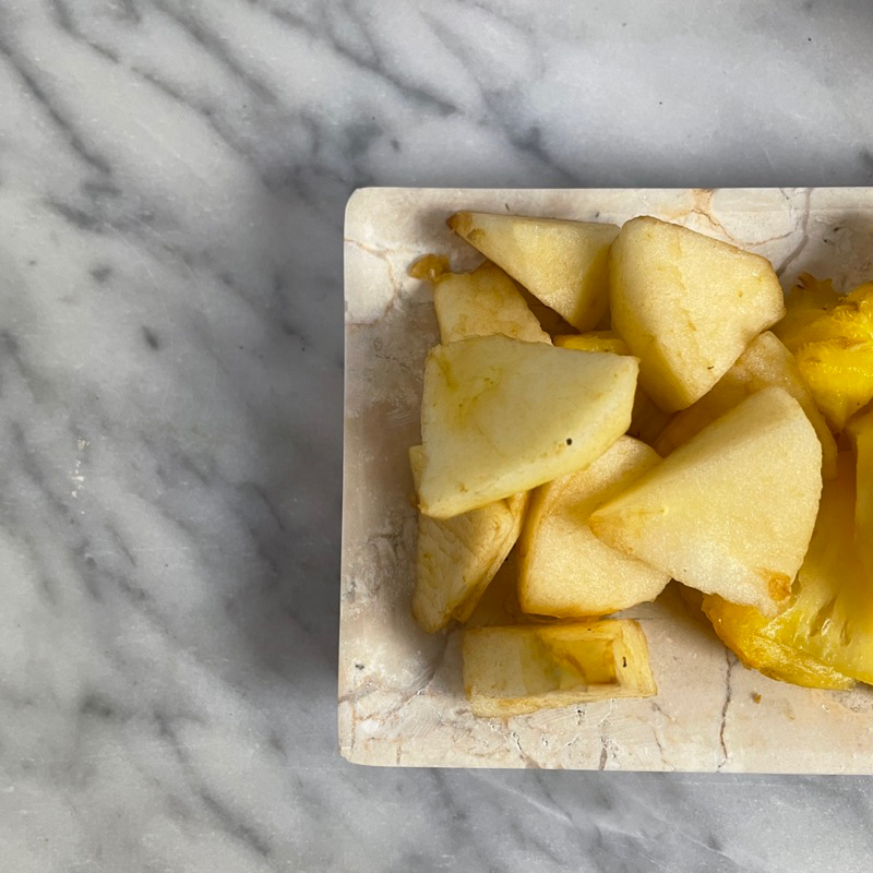 misbah - piring buah marmer luxury