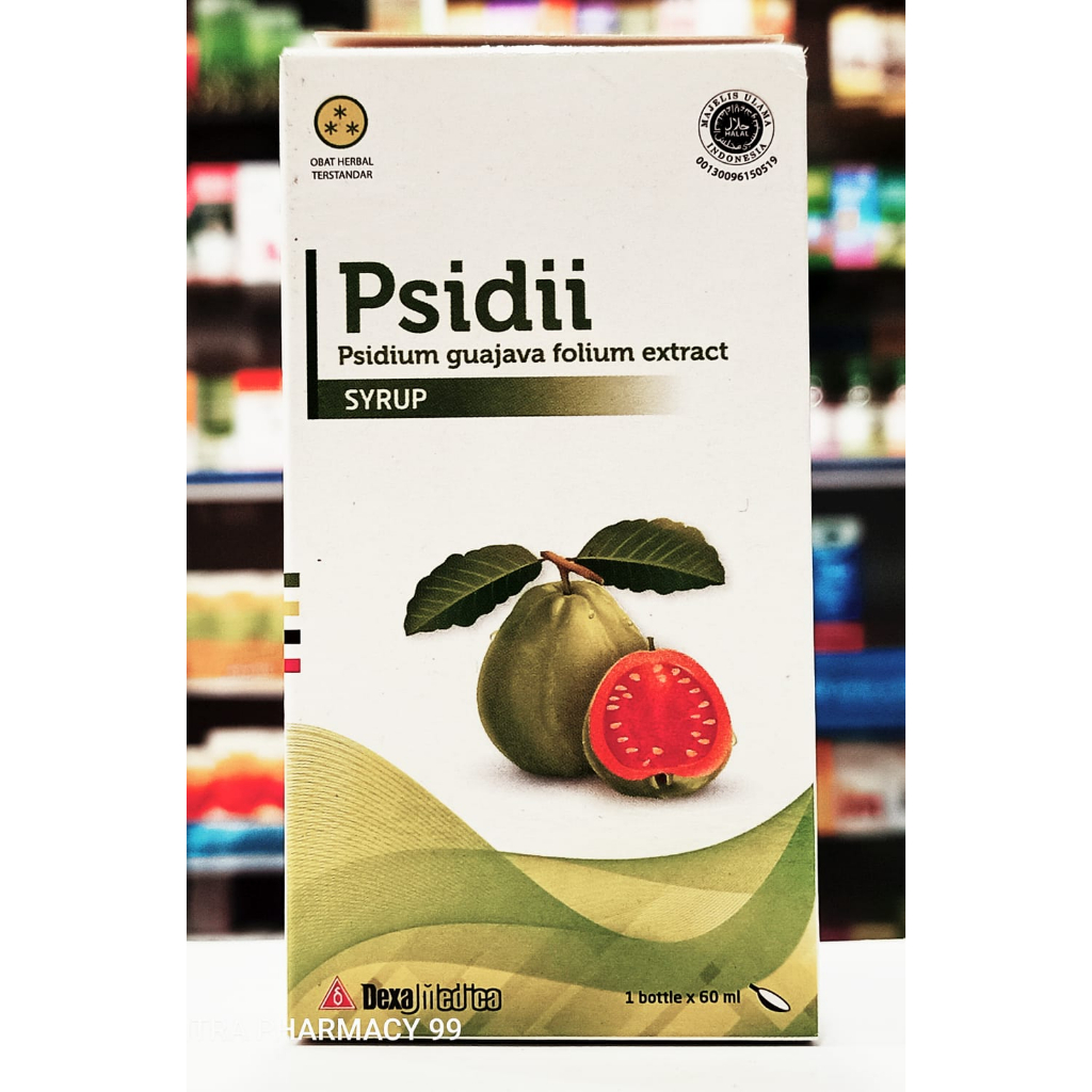 Psidii 𝐒𝐢𝐫𝐮𝐩 𝟔𝟎𝐦𝐥 - Meningkatkan Trombosit Darah Ekstrak Daun Jambu