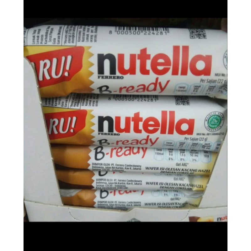 

NUTELLA B-READY T-1 22GR