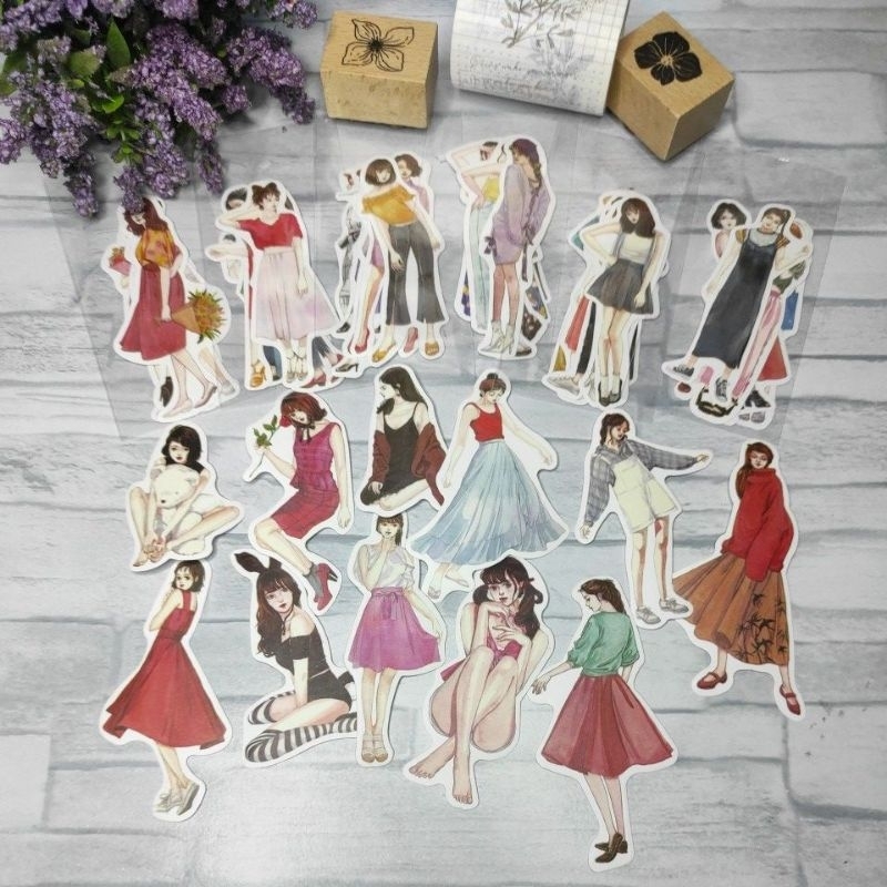 

Stiker Beautiful Girls Vol 3