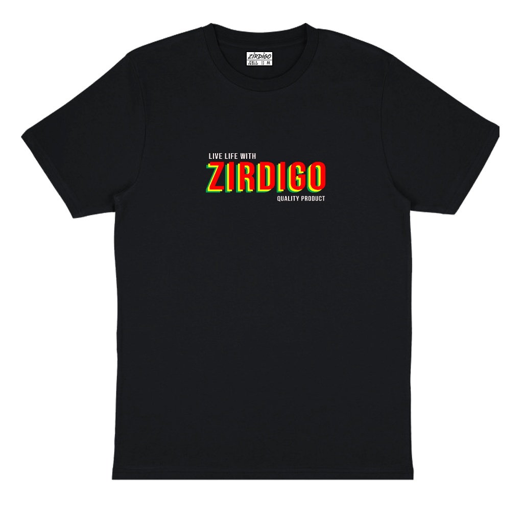 Zirdigo Kaos ZIRDIGO QUALITY PRODUC Lengan Pendek Print Quality