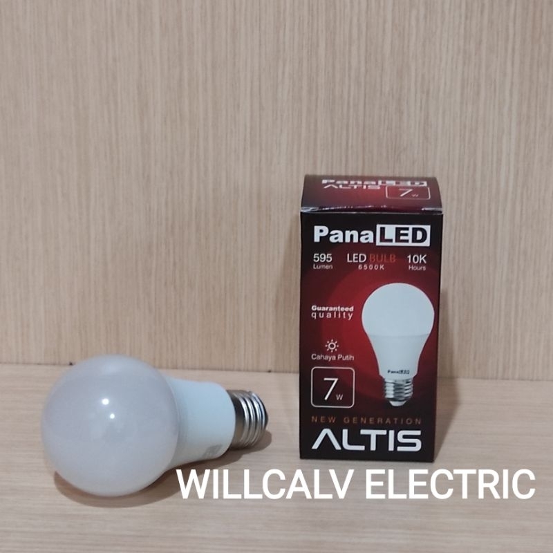 Paket 5 pc Lampu led bulb PANALED ALTIS 7W cahaya putih E27 6500K