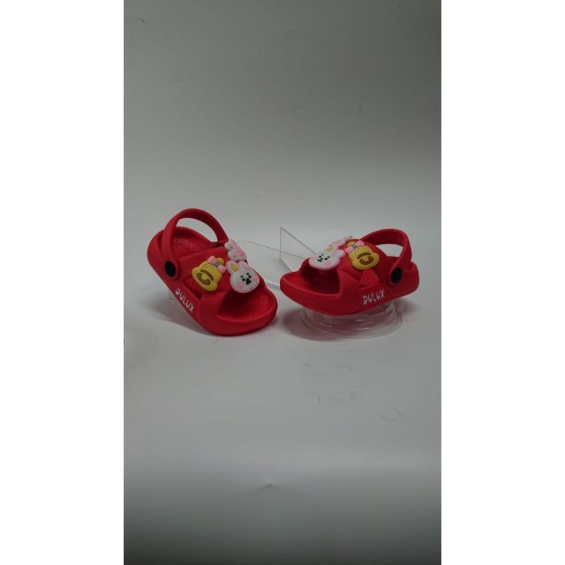 Sandal anak perempuan tali bekakang karater kelinci cantik 20-25