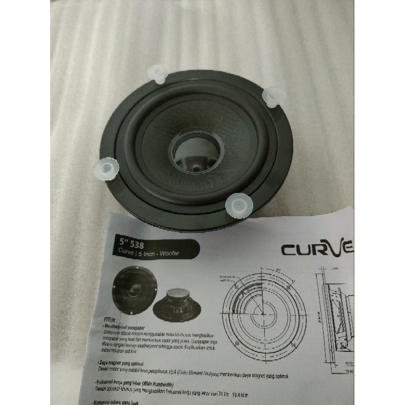 Speaker 5,Inch Curve 538.Woofer