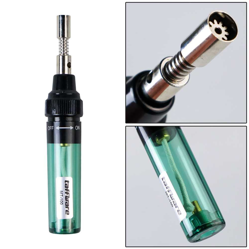 Solder Gas Butane 1300 Derajat  Taffware Solder Gas Butane Portable Iron Pen Torch Solder Iron Pen Type Gas Soldering Iron Welding  Portable Iron Pen Solder Pen Gas Soldering Iron Welding  Solder Gas 1 Set Lengkap Alat Solder Gas Butane Portable Iron