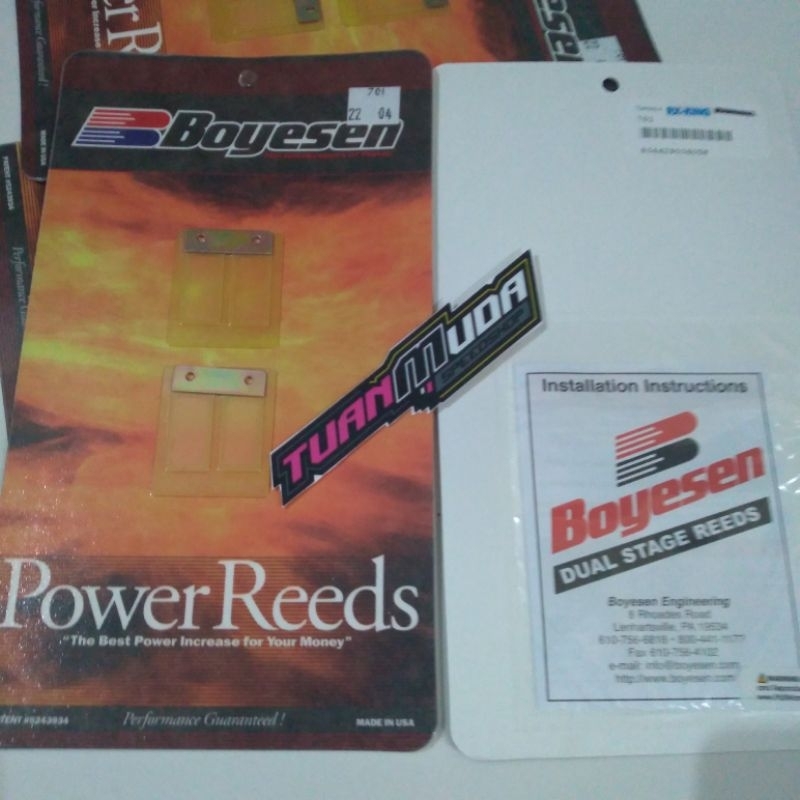 Reed valve membran Boyesen Rx king original usa