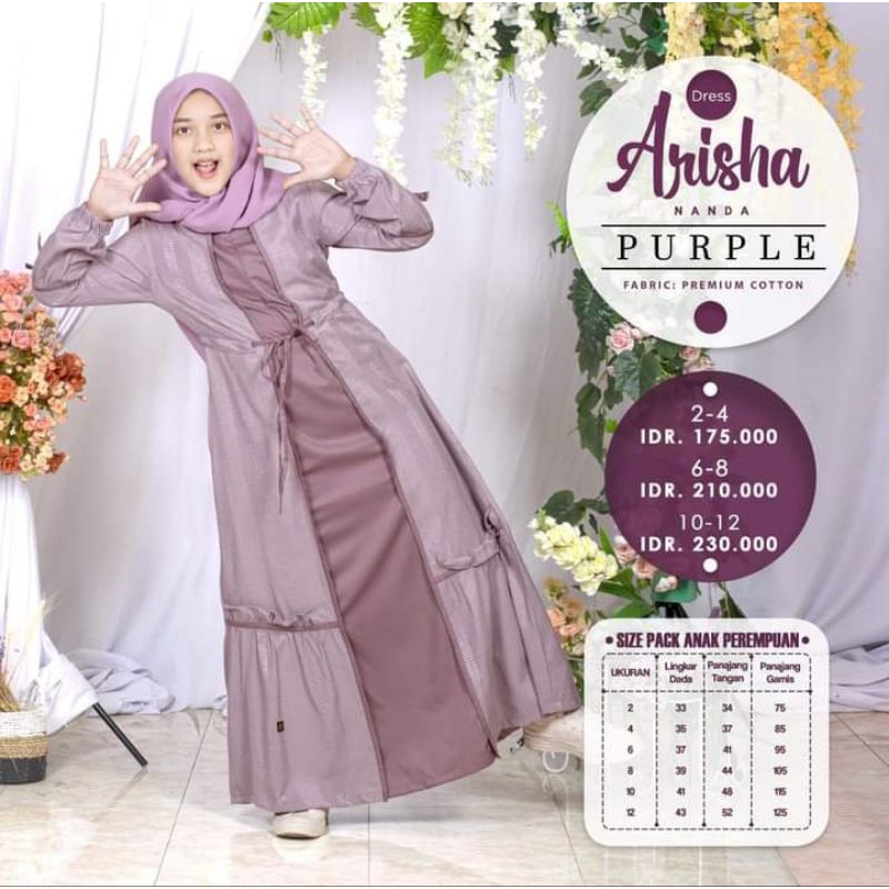 ENDOMODA ARISHA NANDA DRESS PURPLE