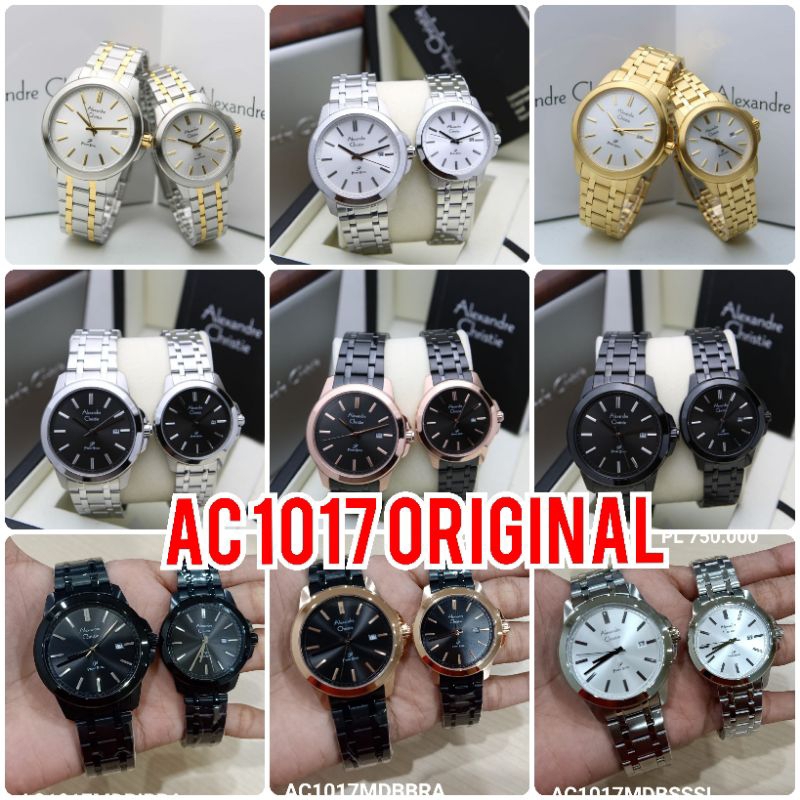 JAM TANGAN AC1017 PRIMOSTEEL / ALEXANDRE CHRISTIE AC 1017 ORIGINAL