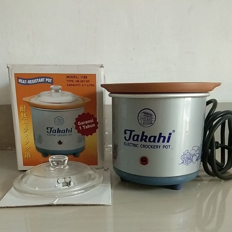 slow cooker takahi 0.7 liter preloved