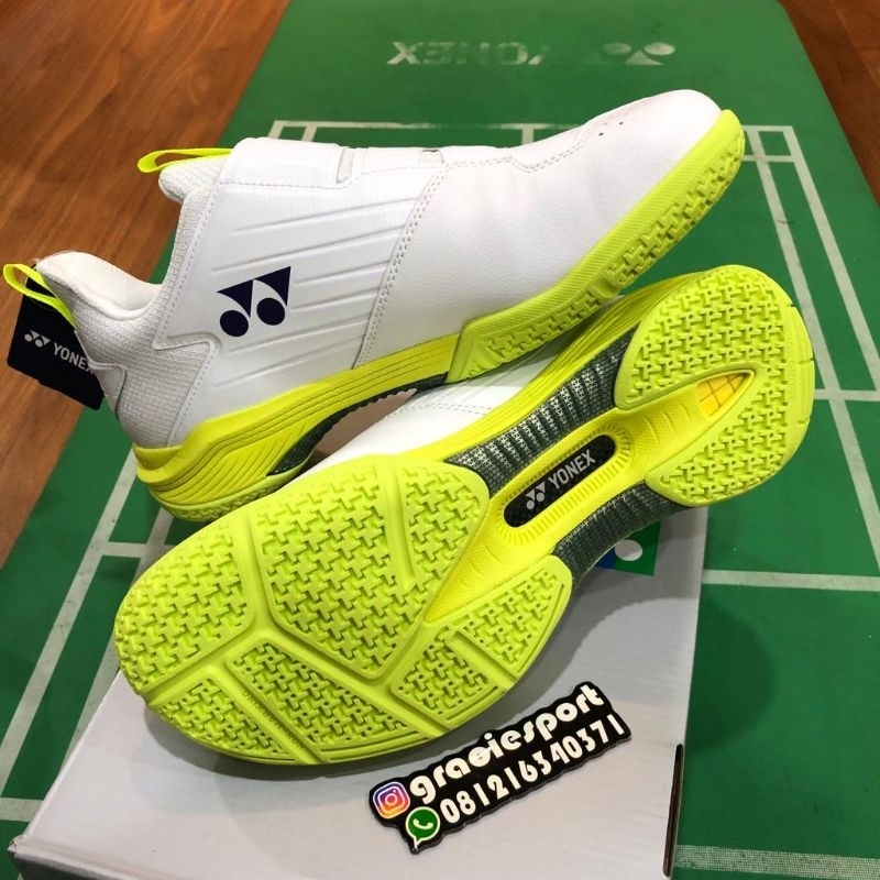 Sepatu Yonex Dial 2 white lime Yellow