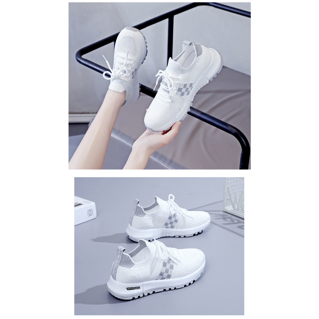 GISF Kalista Sepatu Sneakers Import Fashion Wanita Korea 2023 - Real Pic