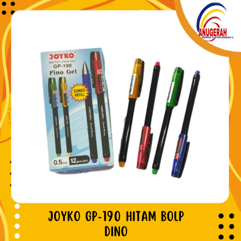 

JOYKO GP-190 HITAM BOLP DINO (LSN)