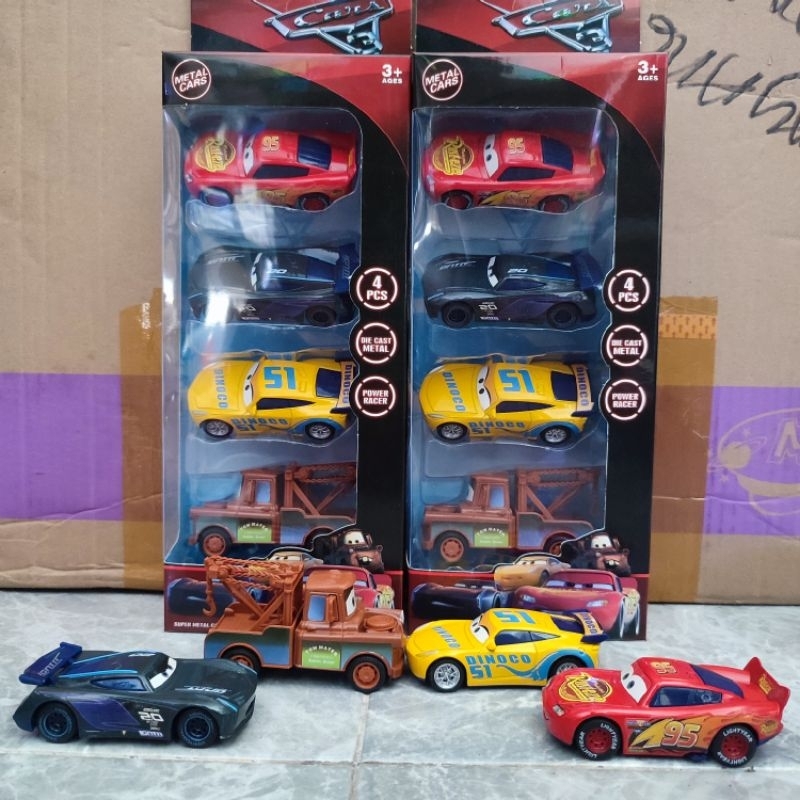 MAINAN DIE CAST MOBIL CARS 3 ISI 4