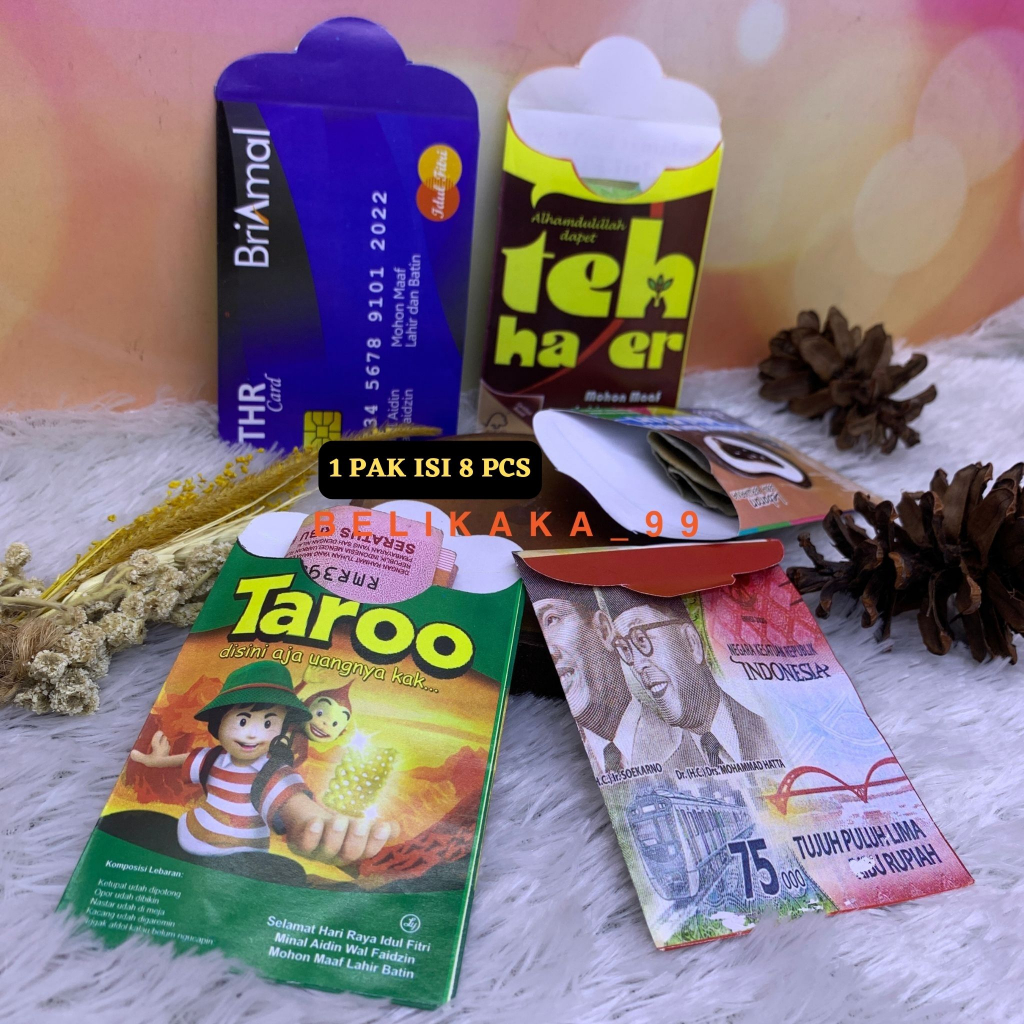 (8 PCS) AMPLOP LEBARAN MOTIF SNACK ATM UANG UKURAN MEDIUM SIAP PAKAI SUDAH DI LEM 1 PAK ISI 8 PCS / AMPLOP LEBARAN SNACK / AMPLOP LEBARAN ATM / AMPLOP LEBARAN UNIK/ AMPLOP SNACK / AMPLOP ATM / AMPLOP MOTIF UANG/ AMPLOP MOTIF SNACK / AMPLOP MOTIF CEMILAN