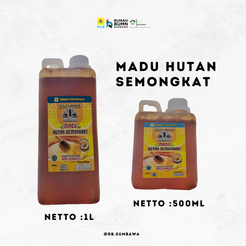 

Madu Hutam Semongkat 1L