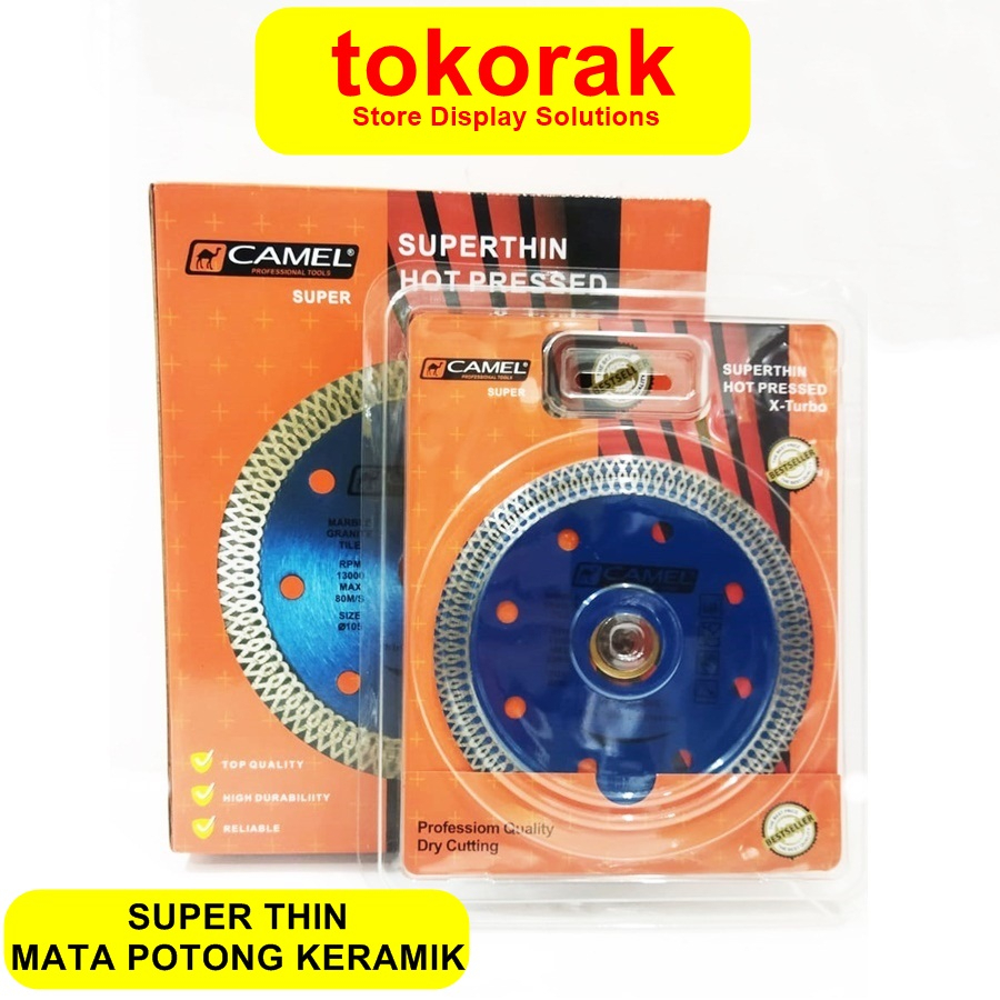 CAMEL SUPER THIN DIAMOND WHEEL MATA POTONG KERAMIK GRANIT PISAU TURBO