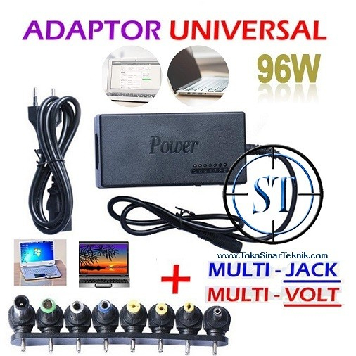 Adaptor Universal 96W Charger Laptop Printer Notebook CCTV LED 12-24V