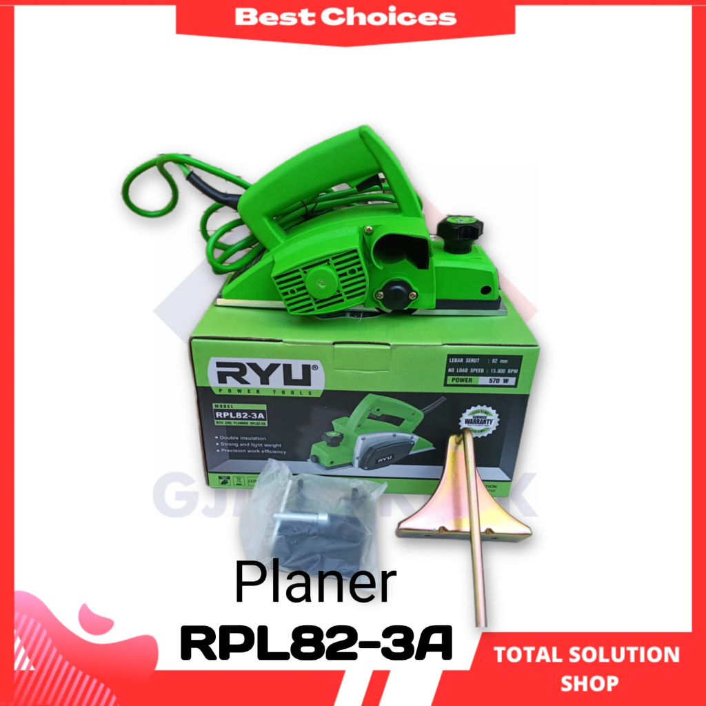 Mesin pasah - mesin planner Ryu RPL82-3A - mesin pasah murah