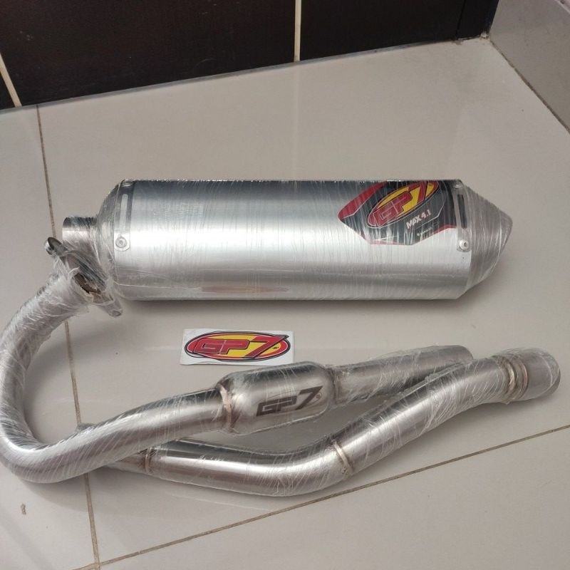 Knalpot GP7 WR155 MAX 4.1 original ( harga promo lebaran 2023 )