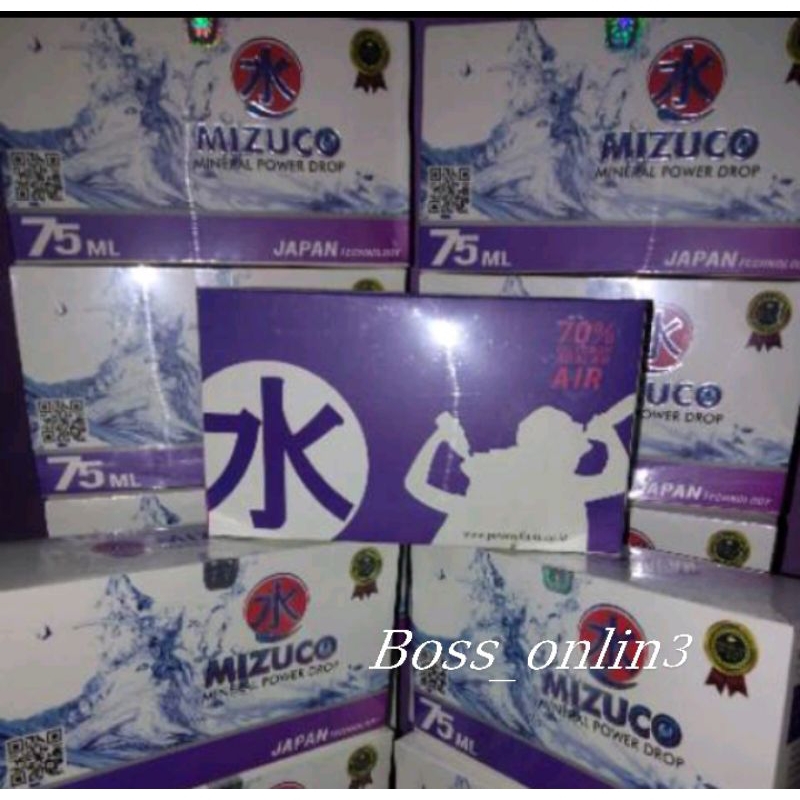 

MIZUCO . mineral power drop 15ml harga 1 BOTOL original 100%