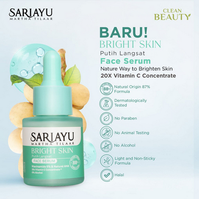 SARIAYU BRIGHT SKIN Putih Langsat Face Serum 20ml