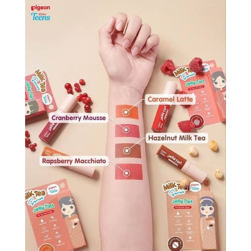 [Per Pc] Liptint Pigeon Teens Milk Tea Jelly Tint Series Original BPOM