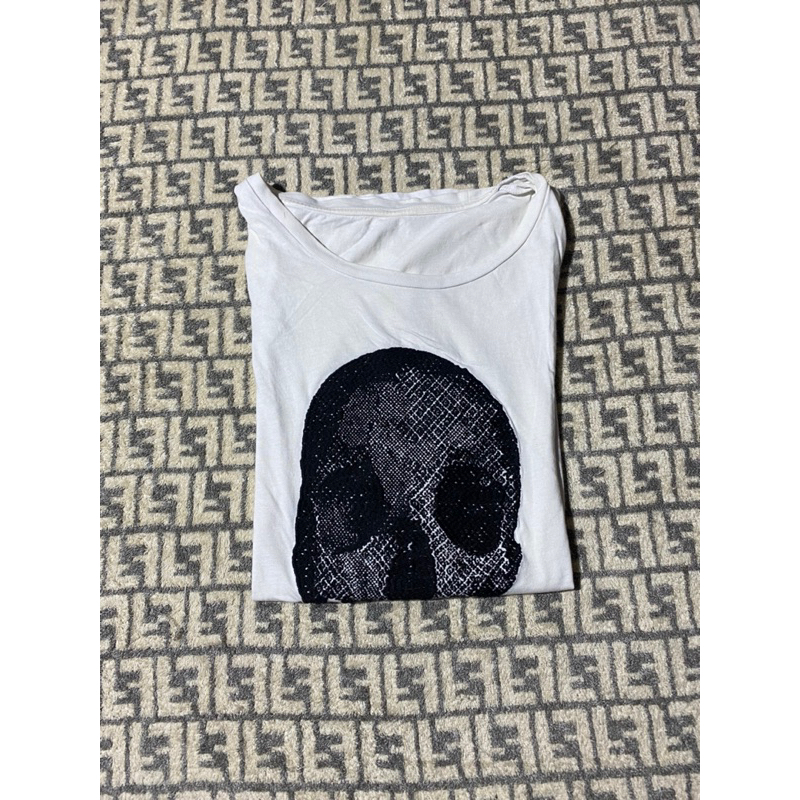 Alexander Mcqueen Skull Head Tshirt