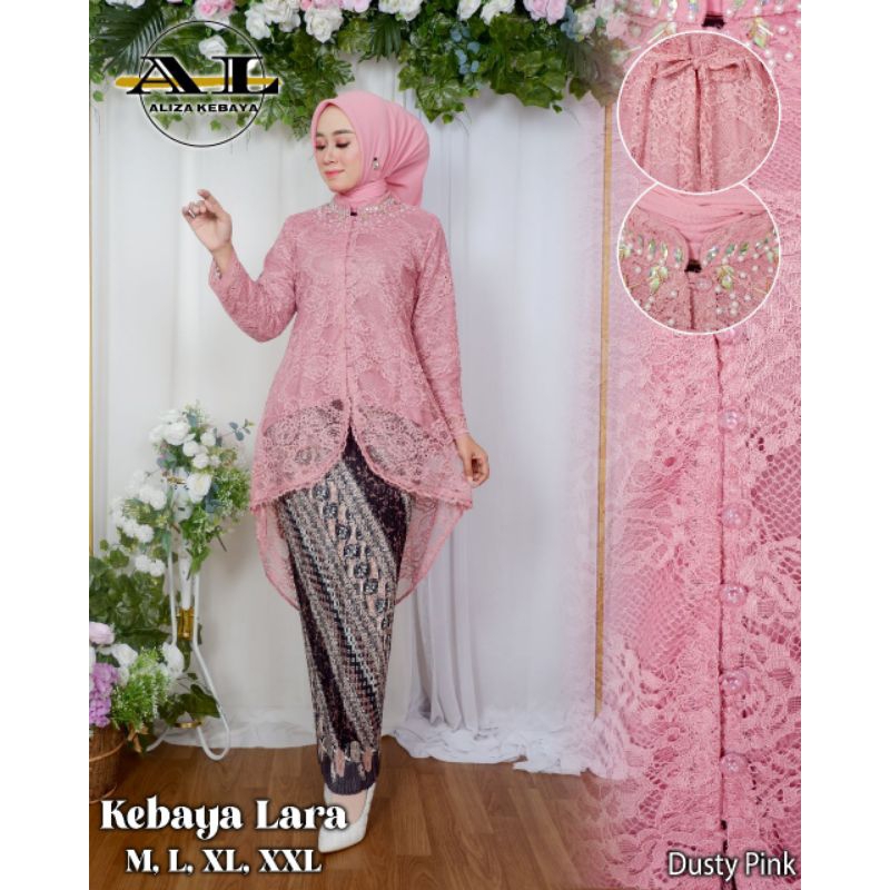IndahKebaya • SETELAN KEBAYA MODERN TERBARU / KEBAYA LARA BROKAT WISUDA LAMARAN / BAJU WANITA CANTIK KEKINIAN / WARNA SILVER MOCCA MAROON DUSTY LAVENDER NAVY SAGE BABYBLUE