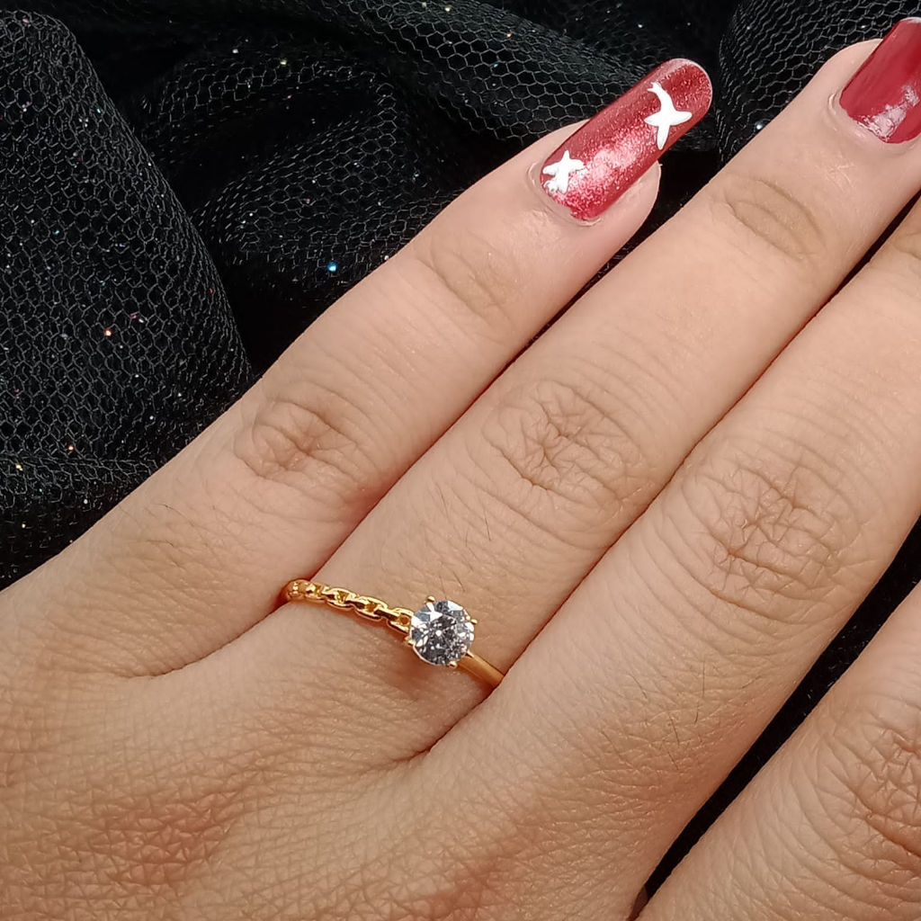 Cincin Emas 17K - 1.35 Gr Kadar 750 - 4691