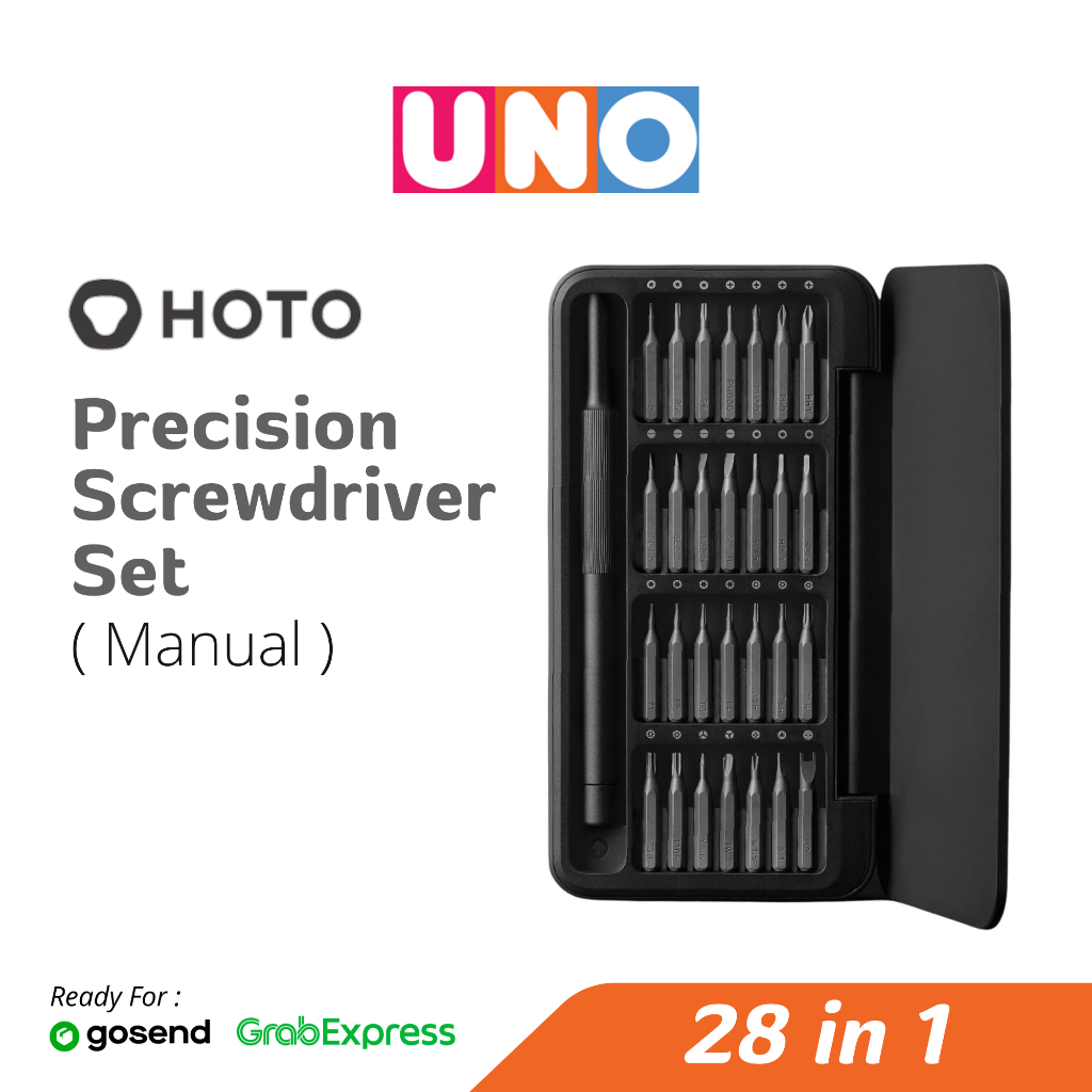 HOTO Obeng Set Manual 28in1 Magnetic Screwdriver Set