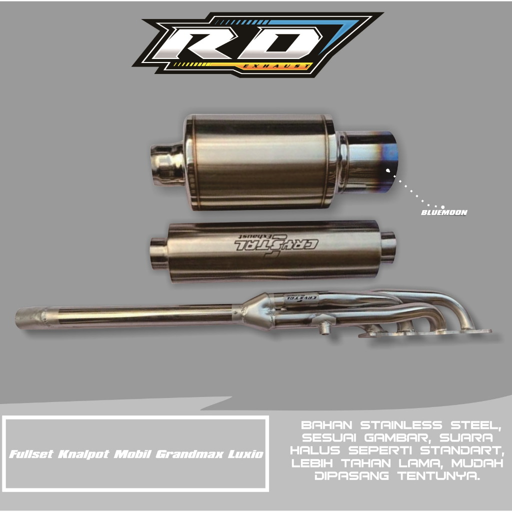 Fullset Knalpot Mobil Grandmax Luxio